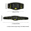 Breathable Impact-Resistant Motorcycle Back Brace Waist 68cm 2
