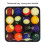 Billard-Tablett aus dickem Kunststoff, 16 Löcher 9