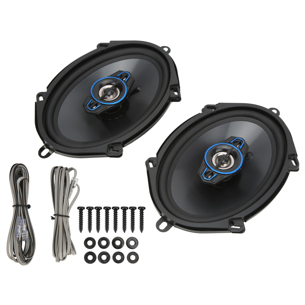 1 Pair 5X7 Inch Car Tweeter Coaxial Speakers 4 Way 9121376298028