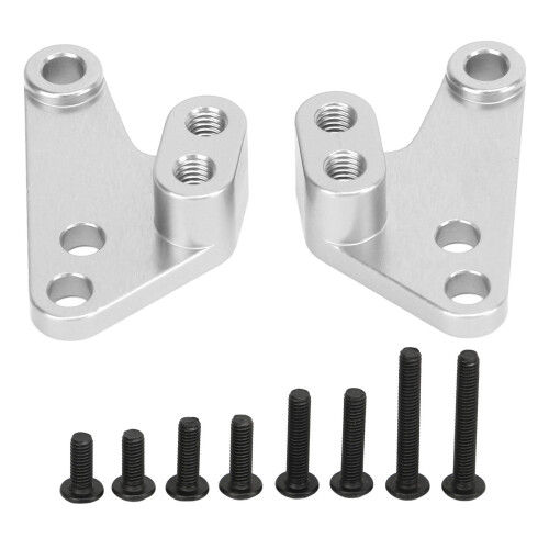 1 Paar RC-Stoßdämpfer-Turm-Montagekit 1/10 Silber 1