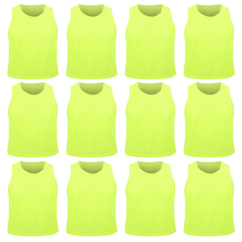 12PCS Small Mesh Children Football Training Vest