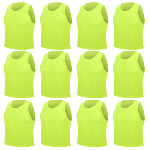 12PCS Small Mesh Children Football Training Vest 1