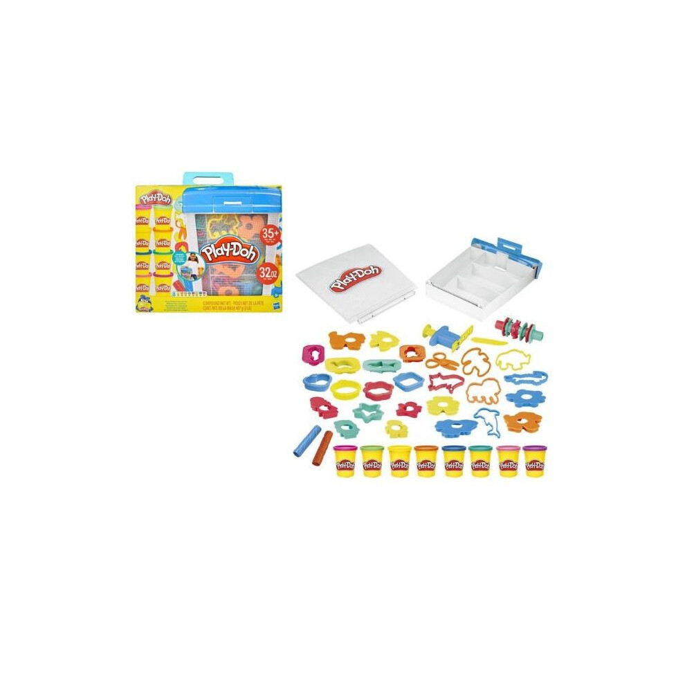 Play-Doh Carry-Along Creativity Set With 40 Tools, 8 Cans, And Carrying Case