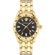 Versace - VE7C00723 - Polshorloge - Heren - Kwarts - Greca Time GMT