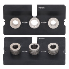 2-in-1 Bohrschablone – Dübelbohrführung, 8/10mm