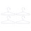 20PCS Doll Clothes Hangers Doll Clothes 65mm 2