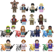 (16PCS Stranger Things - B) 24PCS Stranger Things Assembled Minifigures Set Children's Toys Building Blocks Fit Lego