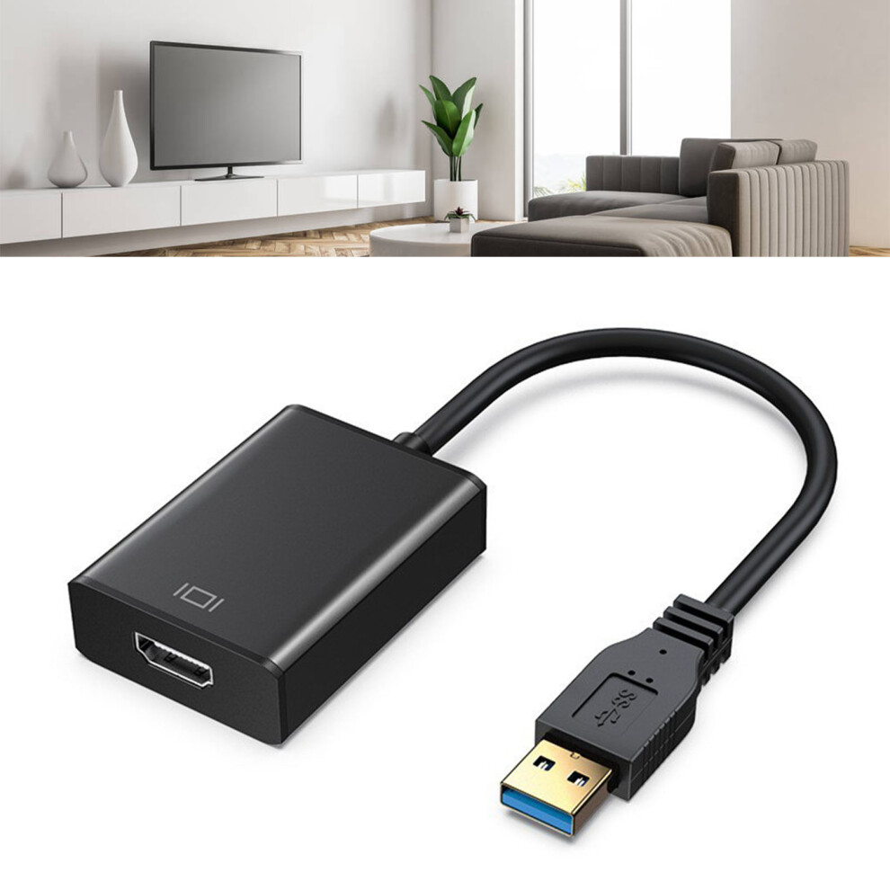 Usb3.0 To Hd Multimedia Interface Adapter 5Gbps 1920X1080 Black 4931338152320