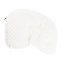 Pearl Cotton Newborn Pillow - Breathable Lightweight 0-1 Year White