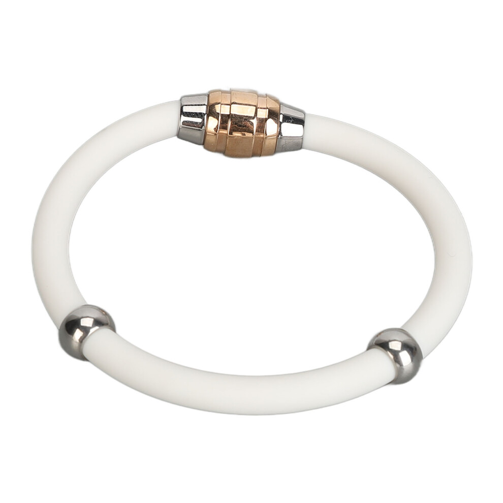 Energy Balance Negative Ion Antistatic Wristband 18Cm Silicone White 4601338153770