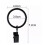 40 Stück 38 mm Clip-On-Vorhangringe Eisen-Schwarz 6