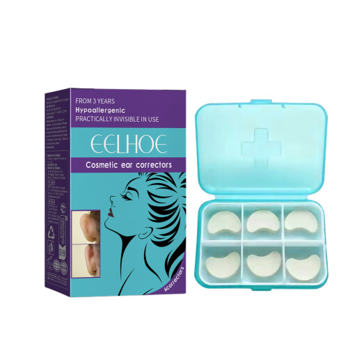 (6pcs/box) Ear patch corrector, ears show small support and correct wind-catching ear pins, fixed waterproof ear patch
