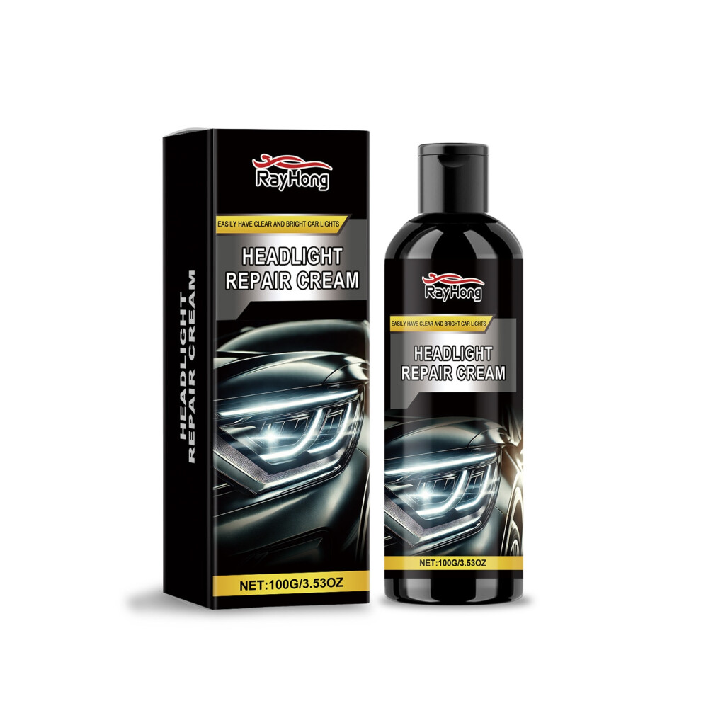 (100G) Car Head Renovation Car Repair, Polishing Care, Cleaning, Decontamination And Yellowing Renovation Care Agent Cream/Light 6910640867908
