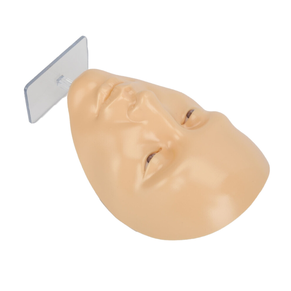 White 5D Silicone Makeup Face Board For Cosmetology Students