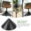 Plastic Squirrel Proof 18in Baffle for Bird Feeder Pole Protection 9