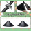 Plastic Squirrel Proof 18in Baffle for Bird Feeder Pole Protection 3