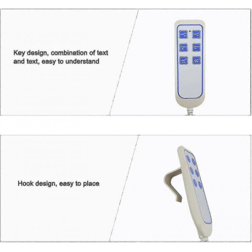 Universal 6 Button Motor Hospital Bed Remote Control - Replacement Remote Hand Control with 8 Pin for Lifting Bed 2
