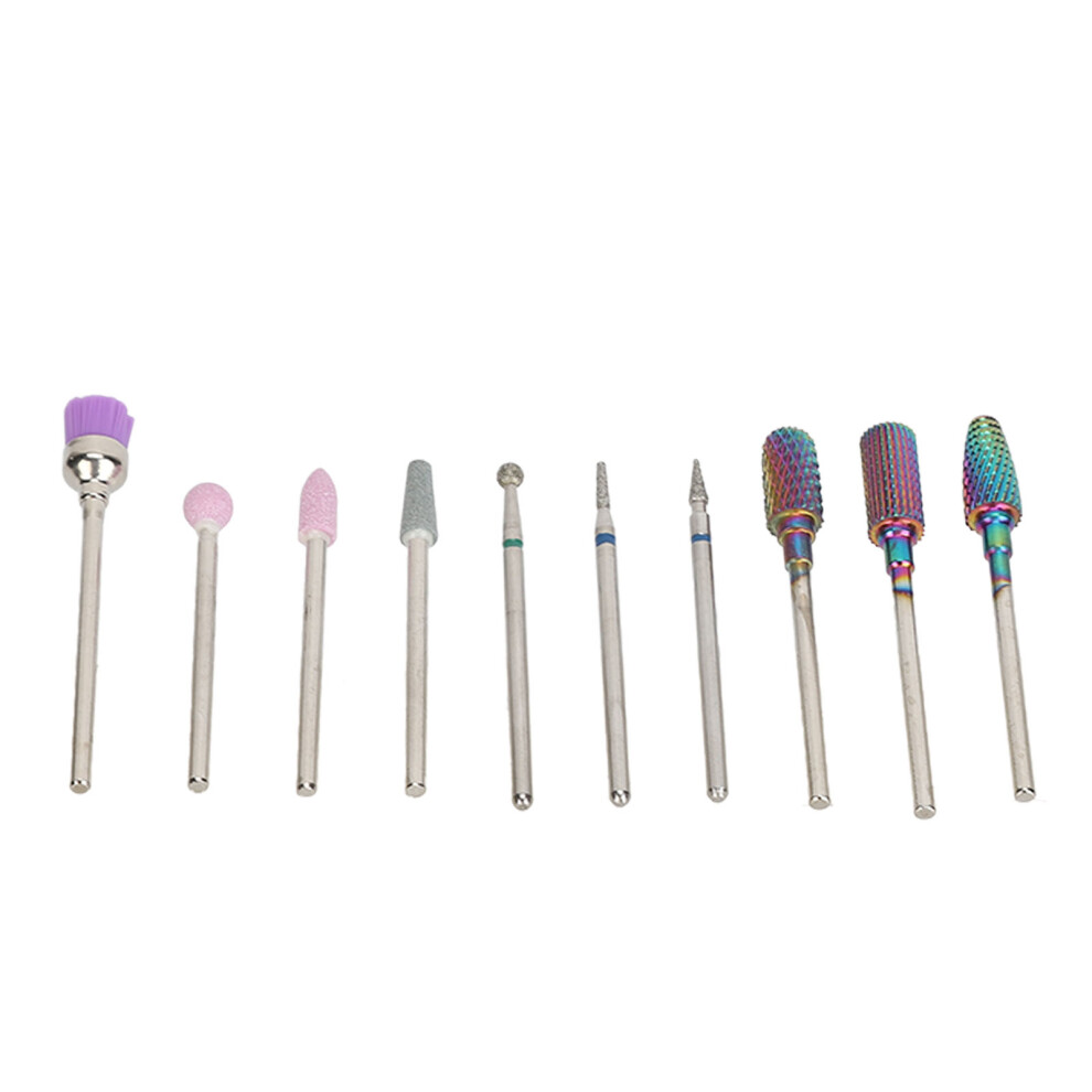 Tungsten Steel Nail Drill Bits Set for Manicure & Dead Skin Removal
