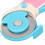 Rotary Cutter 45mm Ergonomic Non Slip Handle 15