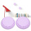 2er-Pack runde Duftspender-Box - tragbar - lila 14