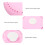2er Pack selbstklebende runde Duftspender-Box rosa 4