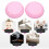 2er Pack selbstklebende runde Duftspender-Box rosa 12
