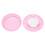 2er Pack selbstklebende runde Duftspender-Box rosa 10