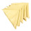 Durable 5PCS Yellow Cotton Cleaning Cloth Set for Musical Instruments 8