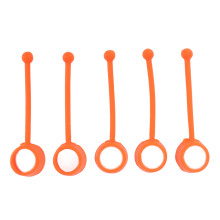 5 Stück Silikon-Finger-Übungsgeräte 75 Pfund orange