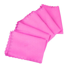 5PCS Rose Red Cotton Piano & Musical Instrument Cleaning Cloths