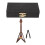 kaffeefarbene E-Gitarre, Modell 10 cm, mit Ständer und Koffer 2