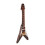 kaffeefarbene E-Gitarre, Modell 10 cm, mit Ständer und Koffer 14