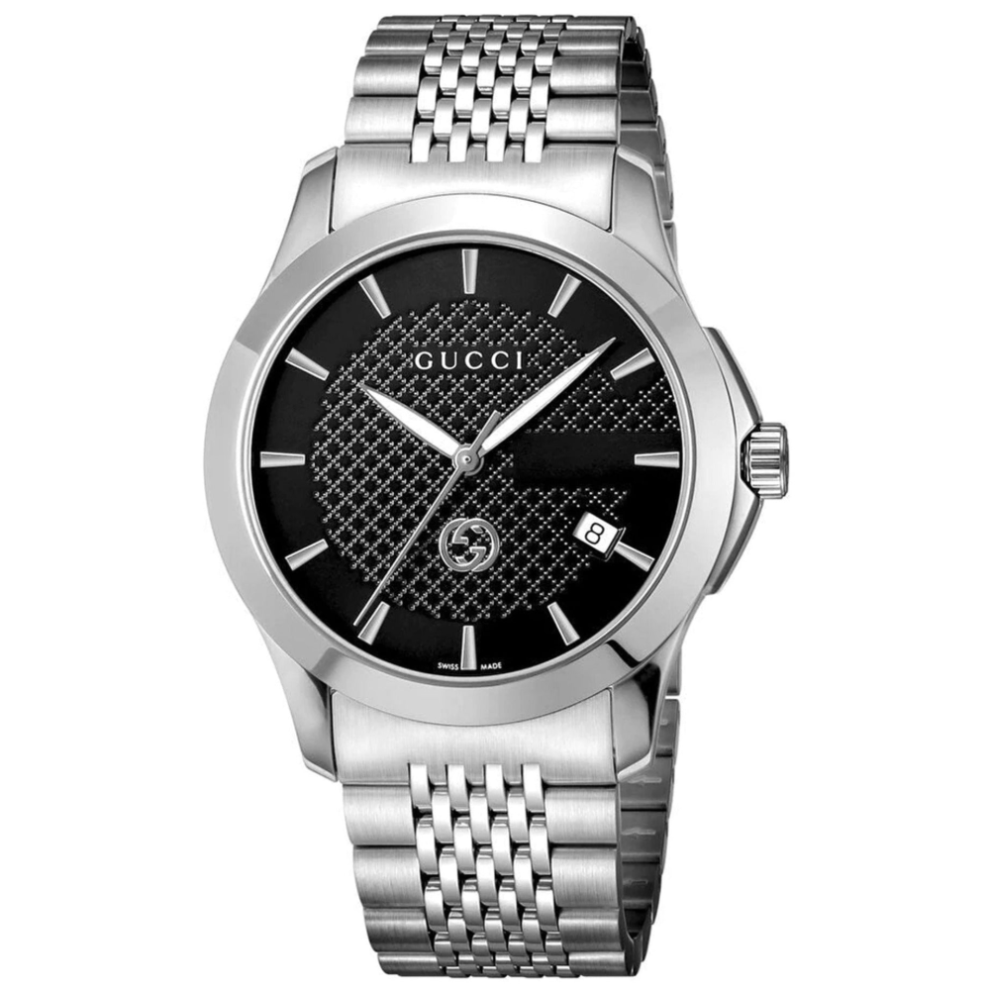 Gucci Ya1264106 Dive Dial Men's Watch Black