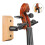 Violin Wall Hanger 2pcs Wood+Metal Neck Bracket 10