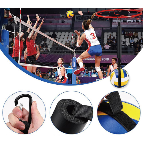 Elastic Volleyball Training Tool Multi-Purpose Jump Training Belt For Leg Strength Development Black Squeezing Belt 1