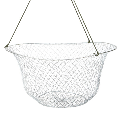 Folding Steel Wire Fishing Net Bait Shrimp Cage 2