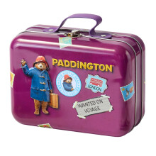 Paddington Bear Suitcase Gift Tin Contaning Chocolate Marmalade Bisuits