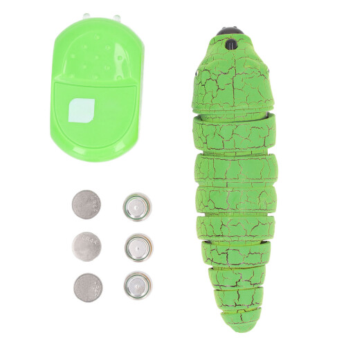 Interactive Green Caterpillar Toy - Remote Control & Infrared Sensing 1
