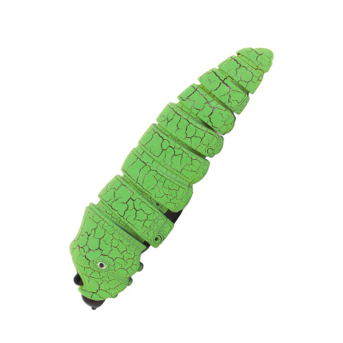 Interactive Green Caterpillar Toy - Remote Control & Infrared Sensing