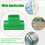 Versatile Plastic Clips 100 PCS for Garden Shed Solar Shade Net 11mm/0.43in 10