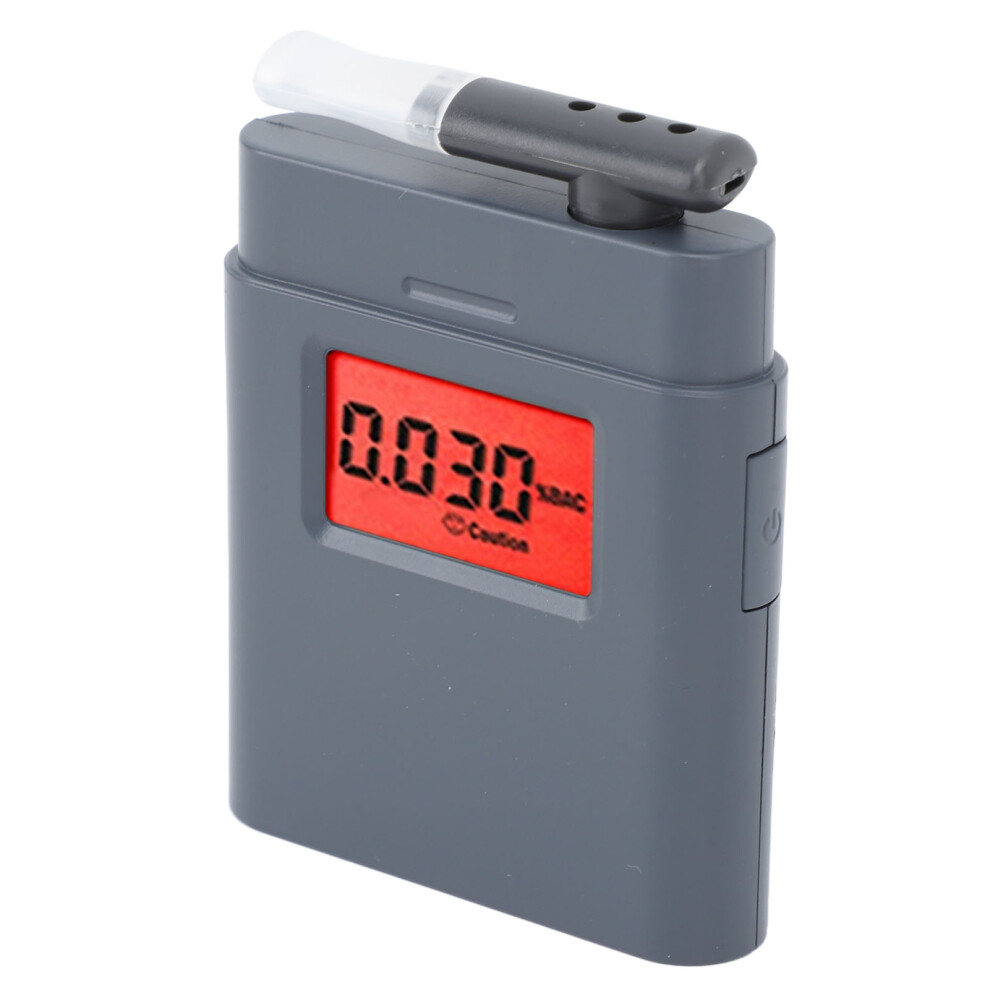 Accurate Blow Type Alcohol Detector With Lcd And 5 Mouthpieces 8201338170744