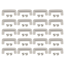 20 Pcs Arch Bridge Buckle 16.5x6x7mm Metal D Ring