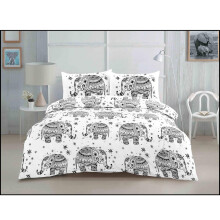 Nathan & Elephant Quilt Duvet Covers With Pillow Cases (Double)
