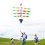 3D Huge Rainbow Sailboat Flying Kite Outdoor 4