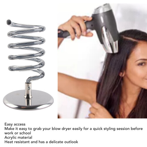 Spiral-Haarstyling-Station Acryl-Föhnhalter 2