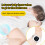 Kabelloser Bettnässeralarm 4 Timer 300mAh/55mAh 5