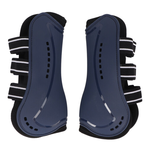 Lightweight Blue Horse Front Leg Boots, Shock Absorbing, Jumping & Training 1