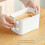 4.3 Inch Tissue Box Cover Rectangular Lifting Tissue Box Bamboo + Pp Tissue Box Bamboo Tissue Box 8