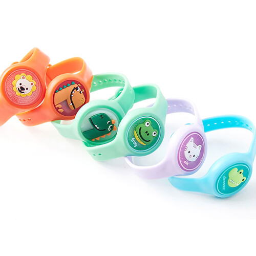 Kinder-Repellent-Armbanduhr 8 Stück 22 cm Tiermuster 1