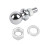 1‑7/8in Diameter Chrome Hex Nut Hitch Ball for ATV 1